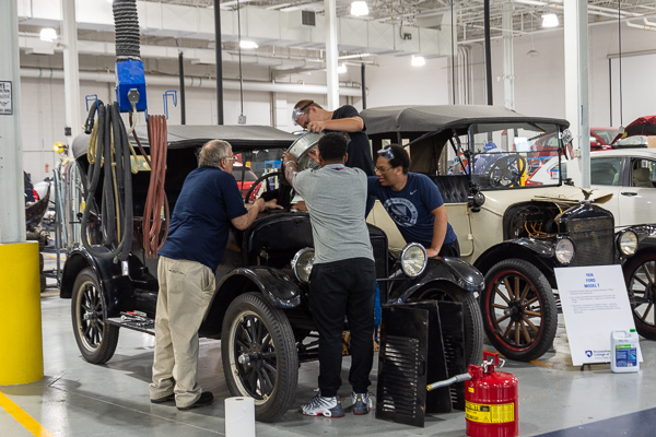 Gaining exposure to some of the vintage vehicles accessible to Penn College students 