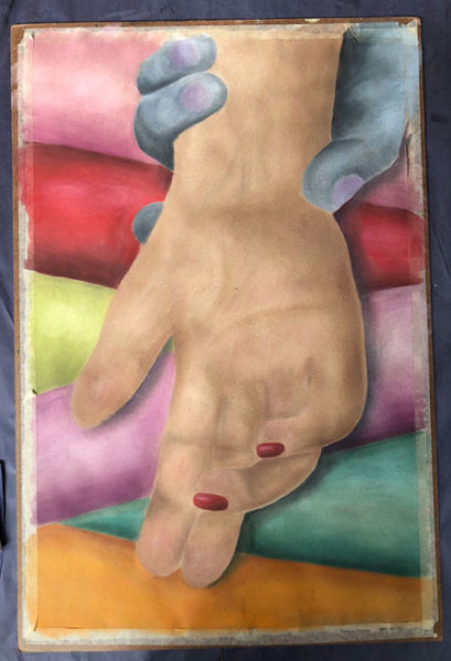 "Holding Hands," by Rose Wascher