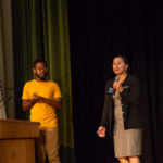 Beerman, who introduced Glass to those assembled in the Klump Academic Center Auditorium, closes with sincere gratitude for his eye-opening dialogue.