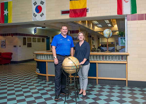 Pennsylvania College of Technology’s endowed Global Learning Fund features a financial commitment from J. Elliott Strickland Jr., vice president for student affairs, and Carolyn R. Strickland, vice president for enrollment management and associate provost. Students participating in Penn College’s semester exchange or short-term experience programs will be eligible for awards from the fund.