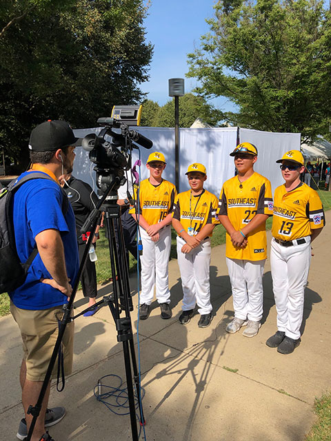 The Southeast players have learned (along with the other 15 teams in the Series bracket) that their on-field success all along the tournament road does not escape media notice.