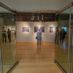 The gallery’s glass doors open wide for exploration of “Graffiti Scapes.” 