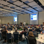 An audience of more than 425 turns out to hear a keynote address by Gilmour at Monday's opening of the Pennsylvania Home Performance Conference & Trade Show.
