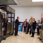 Webb shares the industry-sized equipment and processes housed in the plastics and polymer engineering technology labs.