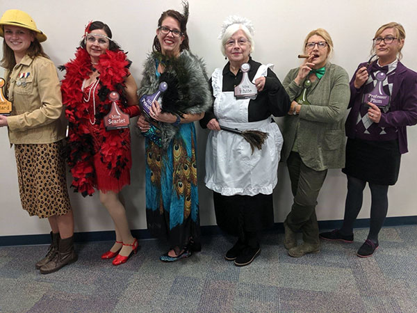 Madigan Library rounded up the usual suspects on Thursday, inviting students to take part in a homicidal whodunit modeled on the 