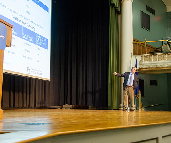 Maginn shares a look at how research funds are invested and suggests prioritizing energy exploration.