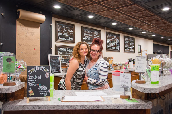 Rise & Shine Nutrition, on West Fourth Street, was among the downtown businesses opening its doors and arms to campus guests for First Friday.