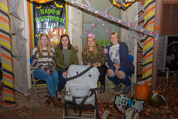 Friendly tenants beckon youngsters to their Village doorstep, so pay no attention to that 