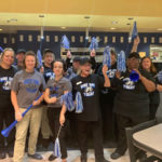 The CC Commons crew displays school spirit.