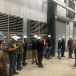Students document their visit to a regional powerhouse.