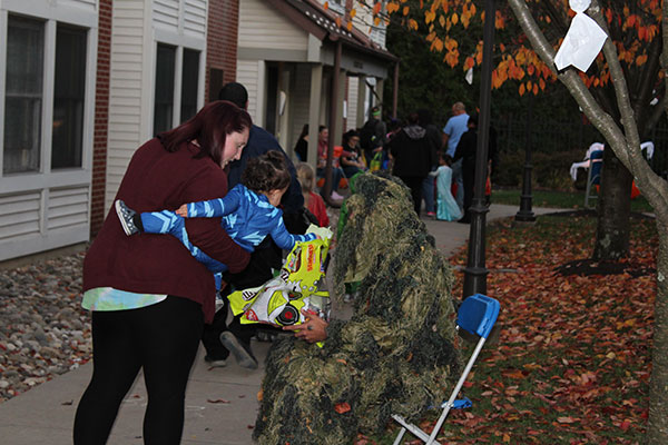 Apprehension turns to fearless curiosity when sweet treats are involved.