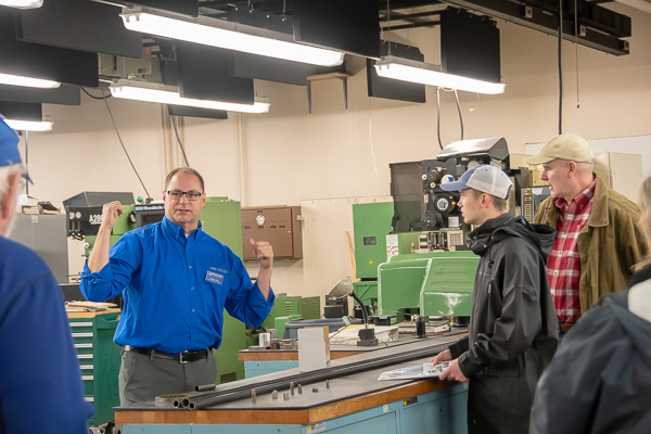 With dual credentials as an instructor and an alumnus, Howard W. Troup credibly represents machining and manufacturing majors.