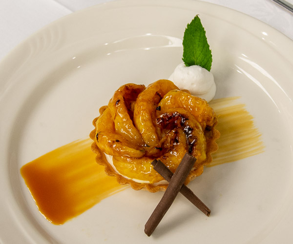 Dane S. Druckenmiller’s citrus tart with caramelized oranges receives honorable mention from judges. Druckenmiller is from Hellertown.