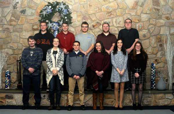 LEAD-PCT graduates attending Monday's ceremony are (back row, from left) Duncan, Hostetlar, Major, Wolfe and Siegle; and (front row, from left) Hammond, High, Shadle, Winwood, Dutz and Yost.