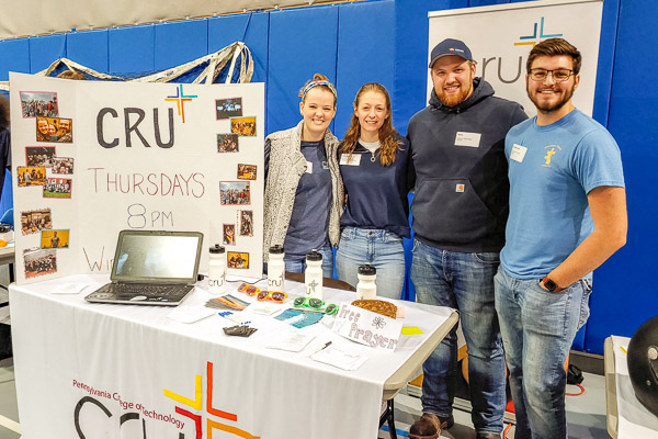 CRU, one of the college's active faith-based organizations