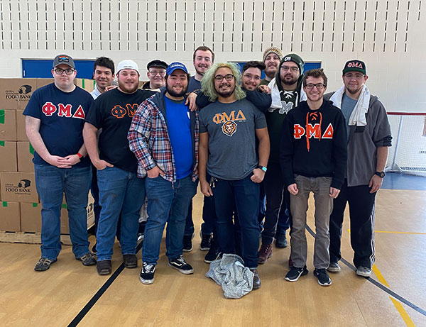 Greek Life, too, made its presence known in the brotherhood of Phi Mu Delta members.