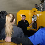 Hensley quizzes students on the inner workings of the equipment ...