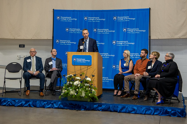 Michael J. Reed, vice president for academic affairs/provost, focuses on the student opportunities represented by the facility and the college curriculum's global renown.
