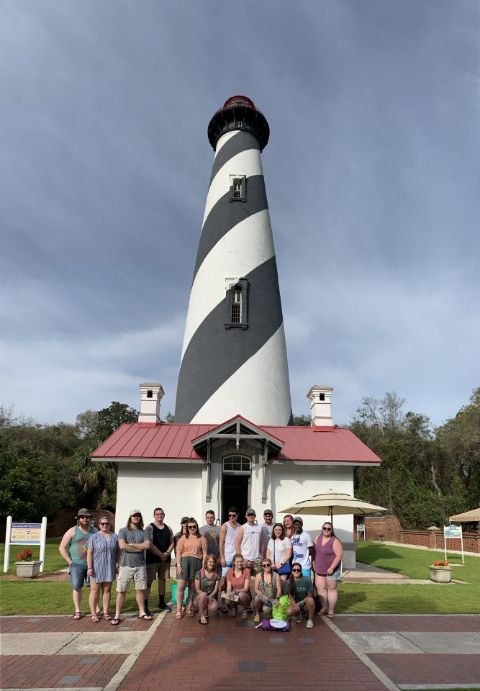 Outside St. Augustine Lighthouse