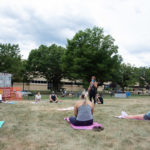 The expansive lawn allows for therapeutic sprawl.