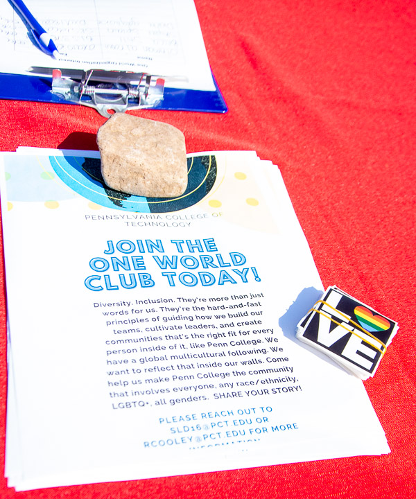 The One World Club, open to all, sends positive vibes into the campus environment.