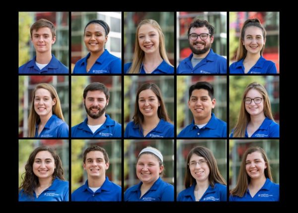 Pennsylvania College of Technology's Presidential Student Ambassadors for 2020-21 are: Top row, from left: Graham E. Burnett, Pompton Lakes, N.J.; Ashlee Felix, Williamsport; Gabrielle R. Fries, Williamsport; Kyle T. Hansen, Waldwick, N.J.; and Rebecca E. High, Willow Street. Middle row, from left: Danielle E. Malesky, Biglerville; Wesley S. McCray, Corry; Autumn G. McCrum, Kennesaw, Ga.; Joey M. Morrin, Morrisville; and McKenna N. Myers, Northumberland. Bottom row, from left: Kate M. Ruggiero, Easton; Rudy C. Shadle, Mechanicsburg; Lauryn A. Stauffer, Bath; Danielle R. Wesneski, Williamsport; and Sophia G. Wiest, Butler.