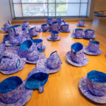 "Curiouser & Curiouser" borrows whimsy from "Alice in Wonderland" with oversized teacups.