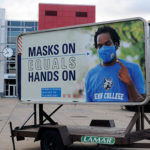 ... sharing space with Malcolm K. Lampkin, of Horsham, a student college relations assistant enrolled in software development and information management.