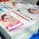 Kits were provided for painting on the patio or as to-go projects for those unable to attend in person.