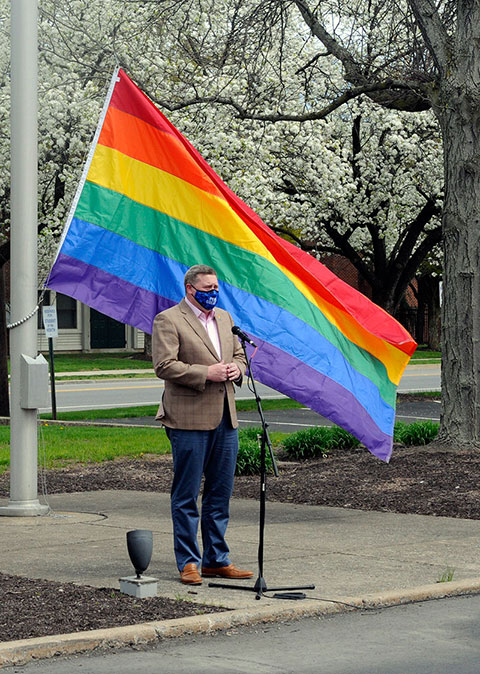 Strickland emphasizes the institutional importance of Pride Week, as it reinforces strength in diversity and the value of all people.