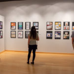 In addition to student’s individual portfolio pieces displayed on gallery walls …