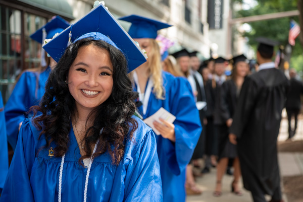 Awash in sunshine and success is Juvy A. Orillaza, who graduated in occupational therapy assistant. A former student photographer, Orillaza is this summer's recipient of the UPMC Susquehanna Program Award for Occupational Therapy Assisting.