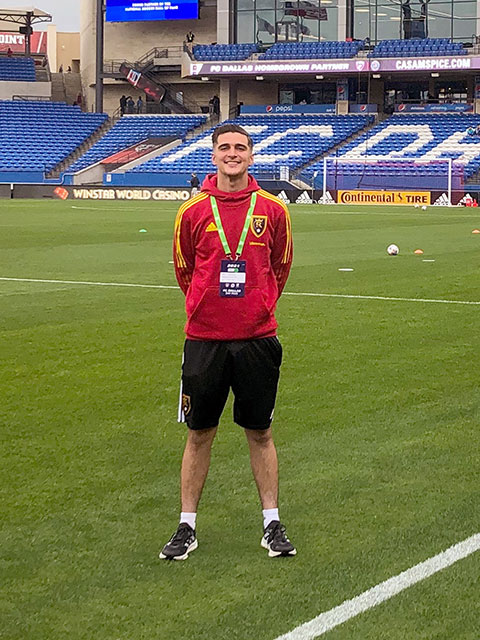 Germansville native Christian H. Peters, who received a bachelor’s degree in business administration: sport and event management concentration from Pennsylvania College of Technology in December 2020, secured a team administrator position with Real Monarchs, a United Soccer League team, months before graduating. (Photo provided by Christian Peters)