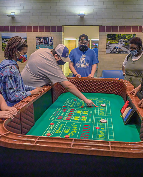 Tempting fate at the craps table