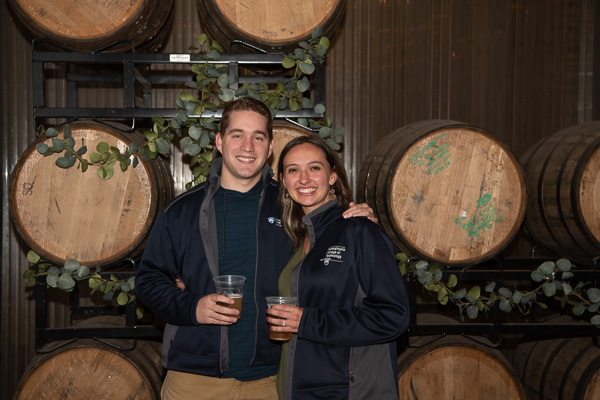  Returning to their alma mater with exciting news: They’re engaged! Planning a June wedding are former Presidential Student Ambassadors Zachary J. Kravitz, ’20, construction management; and Kelsey L. McKenrick, ’19 and ’20, dental hygiene. 