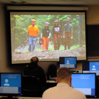 Penn College forest technology students are included in a stewardship video produced by KWPA and shared with classes this week.