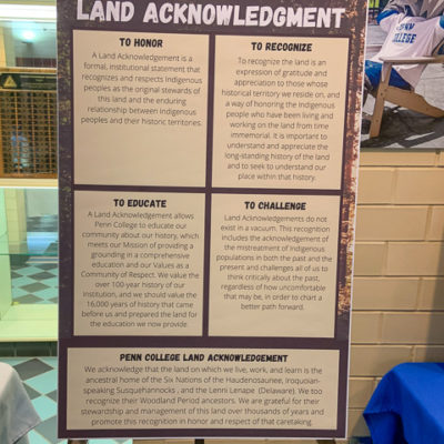 A statement developed over the summer respects that Indigenous peoples were original stewards of the property from which the campus arose.