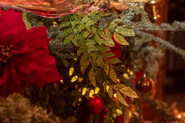 Greenery and glitter