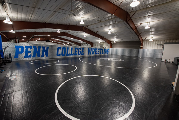 The new mat room in the Field House feeds the eagerness of Wildcat wrestlers.