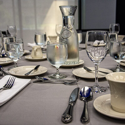 Career Services' Etiquette Dinners take the mystery out of fine dining.