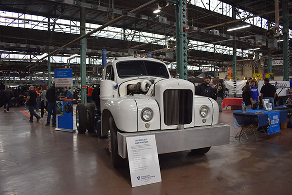 The truck, gleaming on the showroom floor, is ready to meet the public and dazzle tomorrow's Wildcat tomorrow makers.