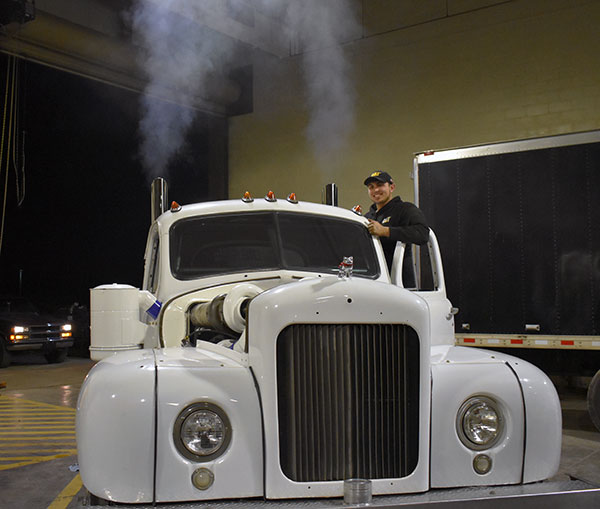 Spinosa lets the truck idle after its safe return to the ESC.
