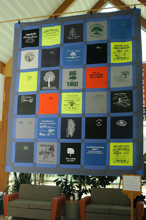 Local quilt artist Jeff Johnson assembled this compilation of 