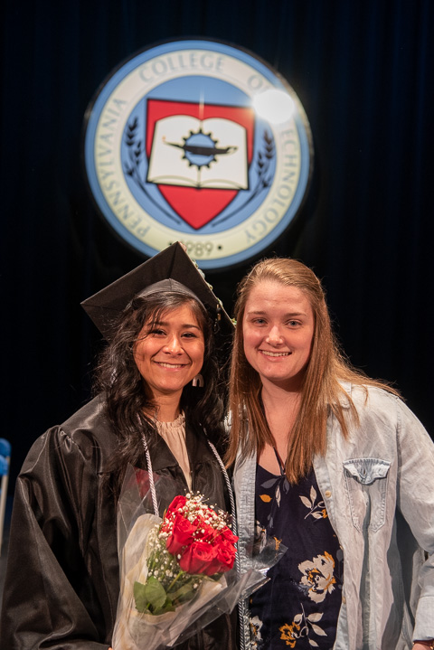 Ybarra and Erin M. Beaver, who gave her red roses and who earned a bachelor’s degree in welding and fabrication engineering technology in 2019, will soon be co-workers at the Harley-Davidson Motor Co. in York.