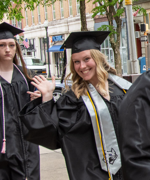 Wildcat student-athlete Megan A. Bugbee shares her jubilation on completing a bachelor’s degree in building science & sustainable design: architectural technology concentration.
