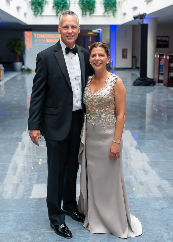 Reed and spouse Christina, executive director of BLaST Intermediate Unit #17, prepare to enjoy the evening.