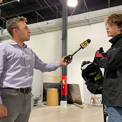 Keating interviews Stilson about his experiences in the Thingamajig Fabricator Pre-College Program. 