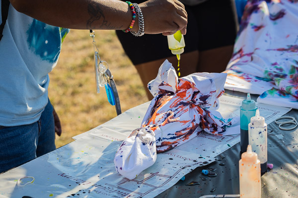 The timelessness of tie-dying, from the 1960s to a makeshift craft table near you, allows students to create unique and wearable art.