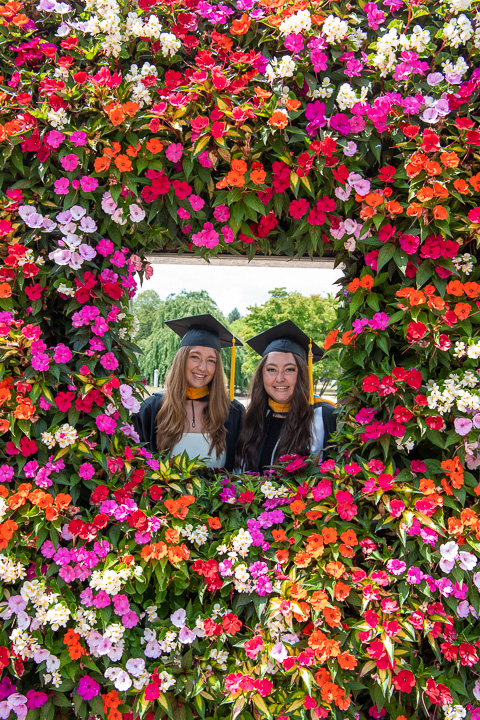 Already entwined by family roots, cousins Cassidy Faith Howe (left) and Chaela Kristine Swing are now further bound by their notable physician assistant studies degrees.