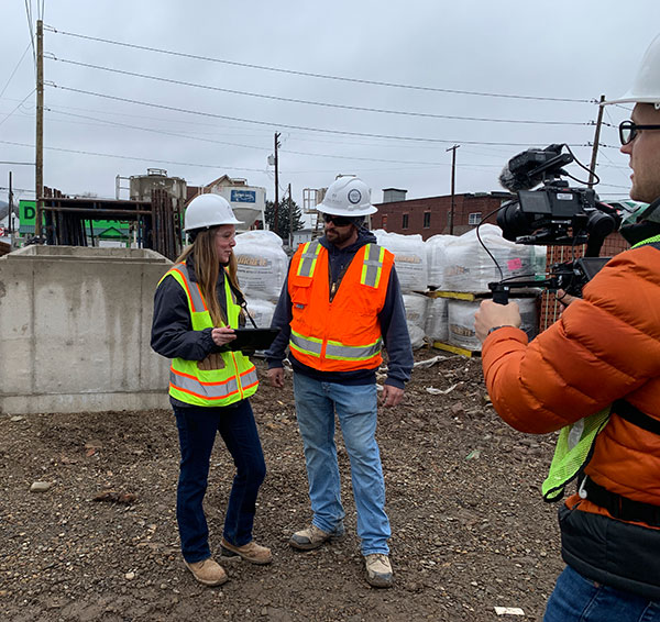 Education doesn't get much more hands-on than at the job site. And construction management student Danielle E. Malesky, filmed while visiting the four-story Muncy Bank & Trust building underway in South Williamsport, knows the return on investment that such experiences provide.